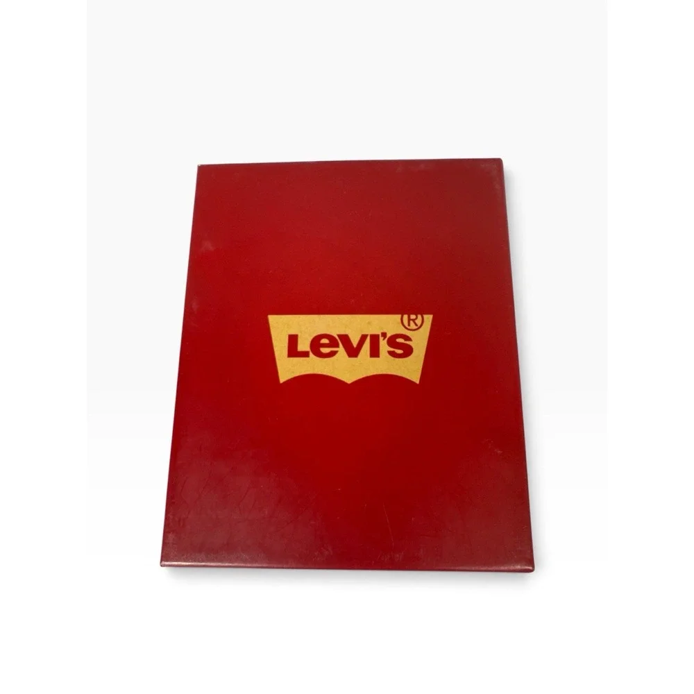 Levi's Men's Slim & Sleek Trifold RFID Brown Leather Wallet 1660